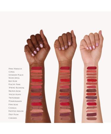 Luxury by Sofia Organic Lipstick - Natural, Non-Toxic, Moisturizing & Long-Lasting | Highly Pigmented with Organic Butters, Botanical Extracts & Essential Oils | Vibrant Nude Jewel Colors - Buy Online on GoSupps.com