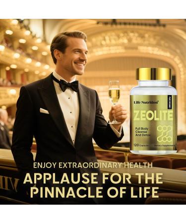 Life Nutrition 2300mg Zeolite Detox Capsules for Kids and Adults Natural Premium Liquid Zeolite 120 pcs Gut Health and Immune System Support Gentle Daily Detox and Energ 120 Count (Pack of 1) - Buy Online on GoSupps.com
