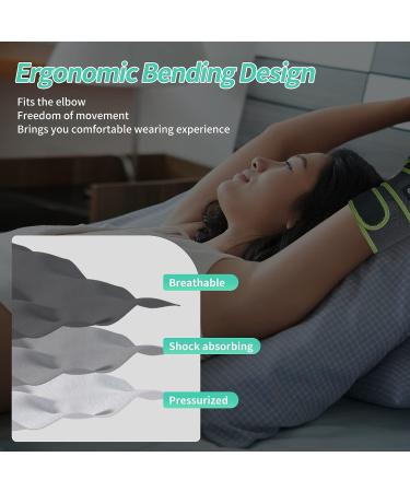 Adjustable Elbow Brace with Dual-Spring Stabilizer | Metal Splints for Tennis/Golfers Elbow Pain Relief | Arthritis & Tendonitis Support - Buy Online on GoSupps.com