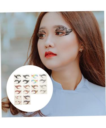  FOMIYES FOMIYES Set of 3 Eyeliner Stickers Temporary Eyeshadow Stickers Adhesive for Everyday and Special Occasions 10 Pairs x 3 - Buy Online on GoSupps.com