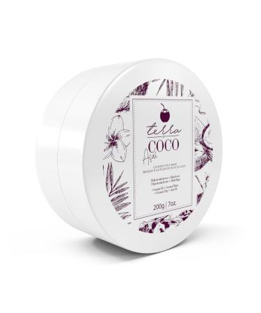 Terra Coco A ai Mask | Vegan | Moisturizing and Nourishing Line for Bleached or Depigmented Hair | Ideal for Extremely Dry and Worn Damaged Hair | Removes Dead Cells | 7.0 oz