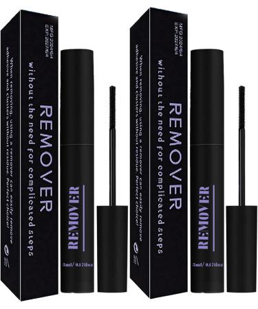 Qiveaory 2Pcs Lash Remover for Lash Extension Cluster Lash Glue Remover Individual Eyelashes Gentle Eye Removal for False Lashes Eyelash Extension Adhesive Remover Self Use at Home - Buy Online on GoSupps.com