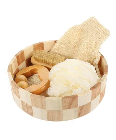 FRCOLOR 3-Piece Bath Set - Exfoliating Sponge & Shower Tools for Women's Self-Care & Relaxation - Buy Online on GoSupps.com