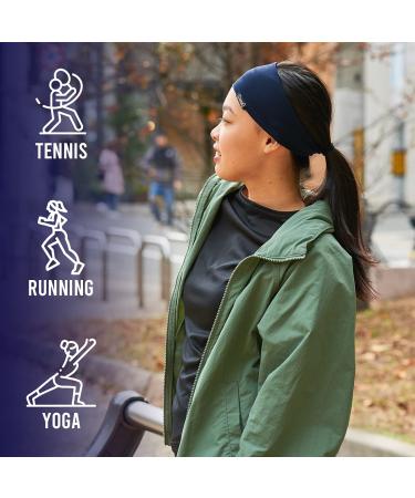 CHARM Casualbox Sport Headband - Moisture Absorbent Yoga Hairband | Sweatband in Blue for Active Lifestyle - Buy Online on GoSupps.com