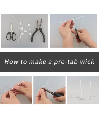 800 pcs Candle Wick Tabs - Metal Candle Wick Sustainer Tabs (12mm) | MILIVIXAY - Buy Online on GoSupps.com