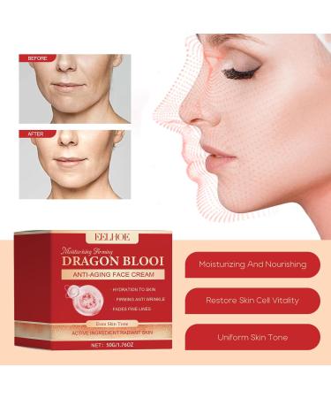 Dragon's Blood Easy Cream Placenta Dragon Blood Cream Royal Dragon Blood Cream Niacinamide for Post-Acne Marks Encapsulated Colour Pigments Black Oat Plump and Smooth Skin (50g) - Buy Online on GoSupps.com