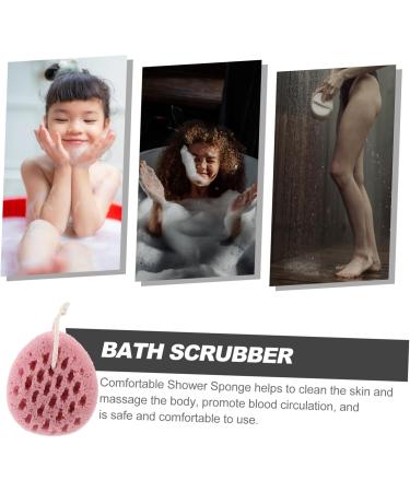 GLEAVI Exfoliating Body Sponge Body Scrubber Ball Bath Ball Sponge Shower Balls Shower Loofah Sponge Exfoliating Sponge Skin Body Scrubber Brush Sponges Tool Pink Polyurethane Mesh Girl - Buy Online on GoSupps.com