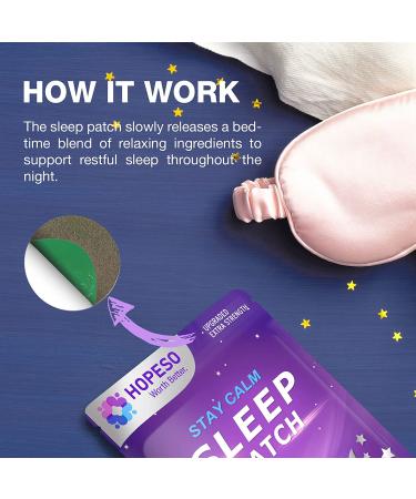 Sleep Patches with Melatonin and Herbal Extracts - 50 PCS | Enhance Sleep Quality - 50 Count - Buy Online on GoSupps.com