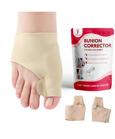 Bunion Corrector for Pain Relief Hallux Valgus Bunion Socks Bunion Splint Big Toe Straightener Orthopedic Gel Neuropathy Toe Separator for Overlapping Pad Turf Toe Brace for Men and Women