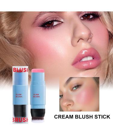 Cream Blush | Cream Blush Stick for lips and cheeks with dual tips long-lasting moisturizing makeup with dual ends for office and travel - Buy Online on GoSupps.com