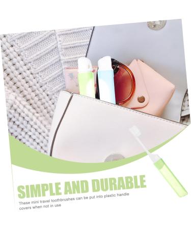 Buy Minkissy Portable Manual Toothbrush - 30 Pack Foldable Hotel Travel Brushes with Soft Bristles | Perfect for Camping & Oral Care - Buy Online on GoSupps.com
