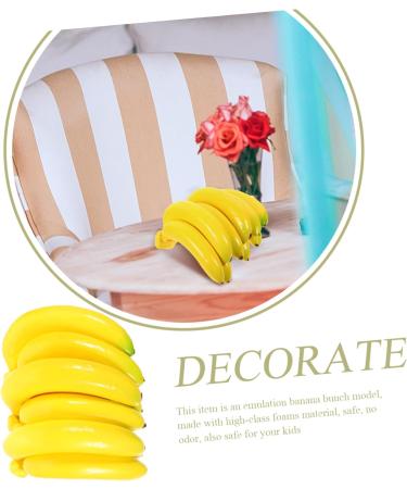 ABOOFAN 9 Pcs Simulated Banana Toddler Ornament Fruit Model Decor Food Toys Scene Adornment Toys for Toddler Photo Ornament Decorations for Home Artificial Fruit Home D cor Window Foam - Buy Online on GoSupps.com