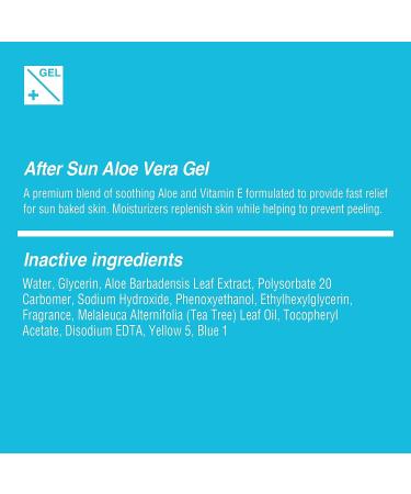 Surface After Sun Aloe Vera Gel with Vitamin E - Cooling Relief for Sunburned Skin - 6 oz - Buy Online on GoSupps.com