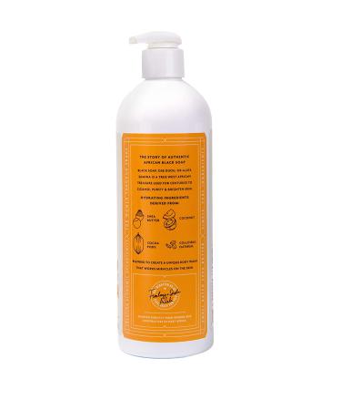 Shea Radiance African Black Soap Body Wash - Citrus Spearmint for Dry Skin, Eczema & Blemishes (16 oz) - Buy Online on GoSupps.com