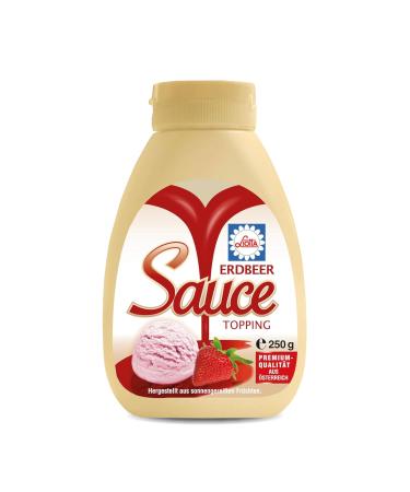 Liotta Strawberry Dessert Sauce 250g - Syrup Topping Fruit Sauce - Ideal as a topping for coffee ice cream and desserts Strawberry - Buy Online on GoSupps.com