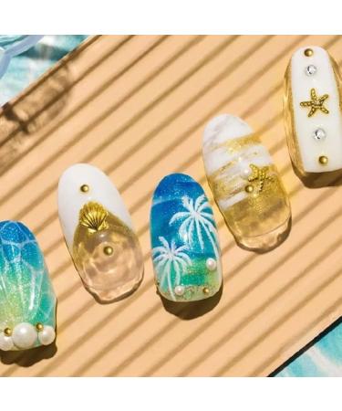 Alloy Nail Art 3D Metal Rivets Studs Ocean Theme Star Mold Fillers Manicure Decals Decor Filler - Buy Online on GoSupps.com