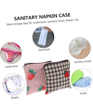 Shop Gleavi 2-Piece Napkin Storage Bag | Tampon Organizer & Menstrual Pad Bag Washable & Stylish for Women's Products | International Shipping Available - Buy Online on GoSupps.com