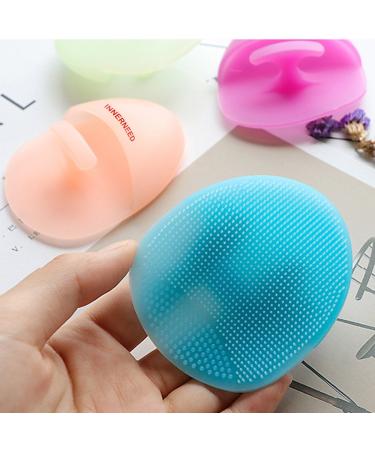 INNERNEED Silicone Face Cleanser and Massager Brush - Pack of 4 | Gentle Manual Facial Scrubber for Sensitive and Dry Skin - Buy Online on GoSupps.com