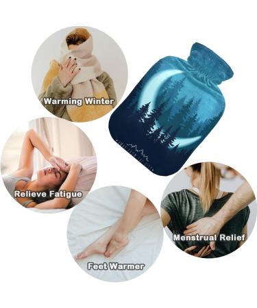 Naanle 2L Forest Tree Moon Heat Bottle | Transparent Hot Water Bottle for Pain Relief & Cold Therapy | Hand & Foot Warmer - Buy Online on GoSupps.com
