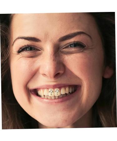 PACKOVE Tooth Gems Kit 3pcs Retro Vintage Decor Retro Decor Costume Supplies European and American Barbecue Dental Tooth Jewels - Buy Online on GoSupps.com