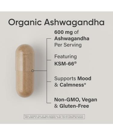 Sports Research Sleep Pack - Organic Ashwagandha Adaptogen for Relaxation Calm & Sleep Support 600 mg + Sleep Complex- Melatonin-Free Vegan Capsules - Buy Online on GoSupps.com