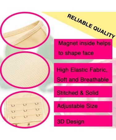Medium Reusable Chin Slimming Strap for V Line Lifting - Face Mask & Jawline Shaper - Anti-Snoring (Pack of 1) - Buy Online on GoSupps.com