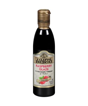 Filippo Berio Raspberry Balsamic Glaze 8.4 Fl Oz - Premium Quality Balsamic Glaze in a Convenient Plastic Bottle - Buy Online on GoSupps.com