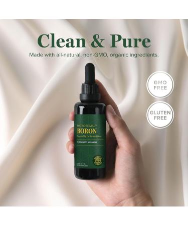 Global Healing Center - Boron Supplement for Men and Women - More Bioavailable Than Liposomal for Bone Health Metabolism and Enhanced Magnesium Absorption 5 mg (2 Oz) - Buy Online on GoSupps.com