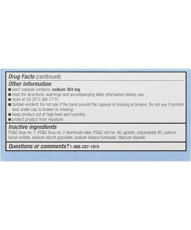 Omeprazole Acid Reducer for Heartburn - 42 Capsules with Luall Sticker + Equate Omeprazole and Sodium Bicarbonate - 20mg/1100mg - Buy Online on GoSupps.com