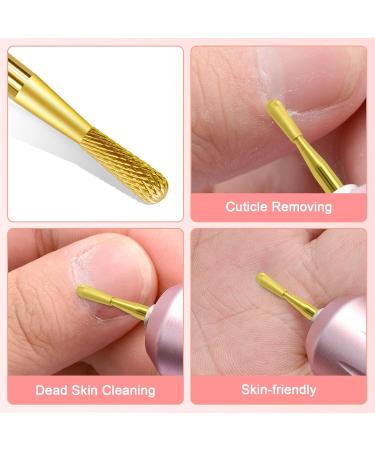 CGBE Nail Miller Attachments | Wolframcarbid Bits for Precision Nail Care | 3/32 Inch Pear Shape Grinding Heads | Extra Fine Grain for Nail Skin Removal - Buy Online on GoSupps.com