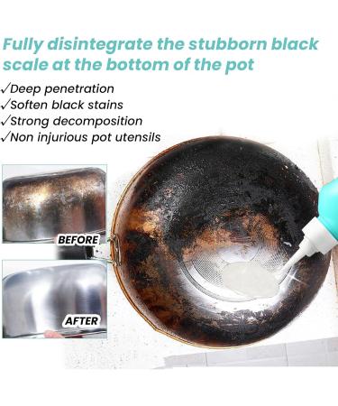 Premium Gel Cleaner for Pots & Pans | Magic Bottom Cleaning Gel for Stainless Steel Cookware (2pc - Buy Online on GoSupps.com