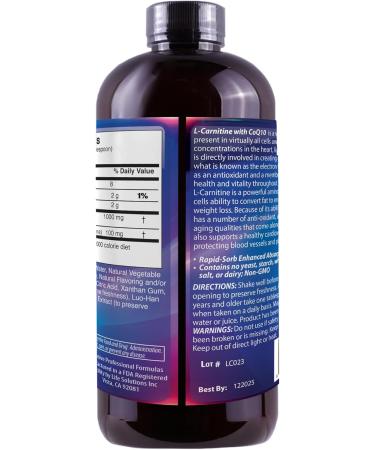 Buy L-Carnitine Nutritional Supplement 16 oz - Premium Quality for Weight Loss & Energy Boost - International Shipping Available - Buy Online on GoSupps.com