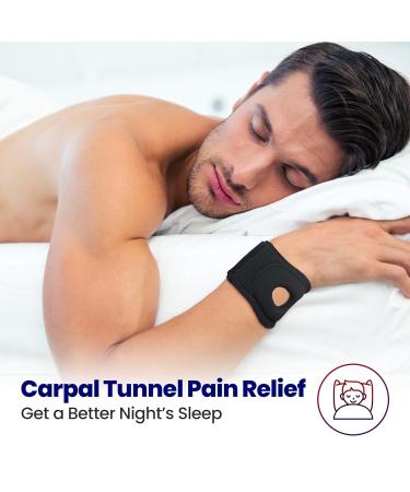 Compression Wrist Brace for TFCC Tears & Carpal Tunnel Pain Relief | Adjustable Support for Men & Women | Large Wrist Wrap for Gym & Daily Use - Buy Online on GoSupps.com
