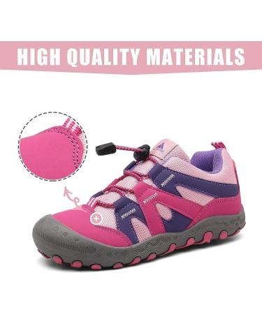 Mishansha Kids Trekking Shoes 13 Little Kid Red - Breathable Lightweight Outdoor Sneakers for Boys and Girls - Buy Online on GoSupps.com