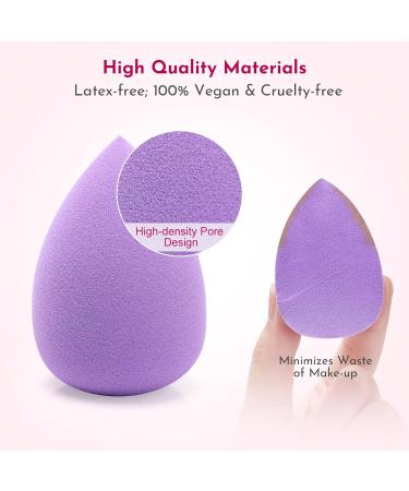 DUAIU 6PCS Beauty Blenders: Super Soft Non-Latex Sponge Set for Foundation - Multicolor | Ideal for Liquid, Cream, and Powder Makeup - Buy Online on GoSupps.com