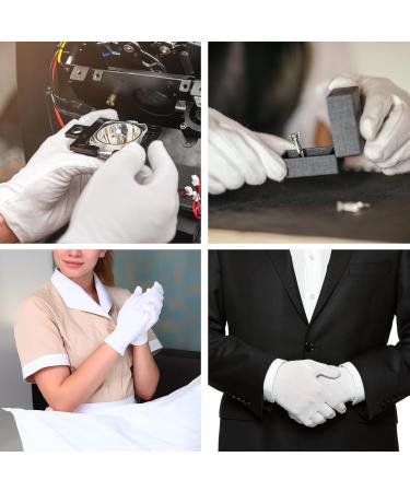 3 Pairs Cotton Gloves Moisturising Gloves White Cotton Gloves for Men and Women Cotton Gloves for Eczema White Gloves Eczema Dry Hands Soft Elastic Skincare Glove Working Gloves for Women - Buy Online on GoSupps.com