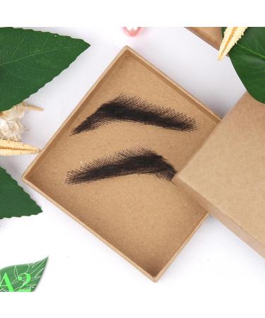 Faux Sourcils Vrais Cheveux - Sourcils Artificiels | 1 paire d'extensions de sourciils r utilisables respirantes en vrais cheveux pour le maquillage de no l aa - Buy Online on GoSupps.com