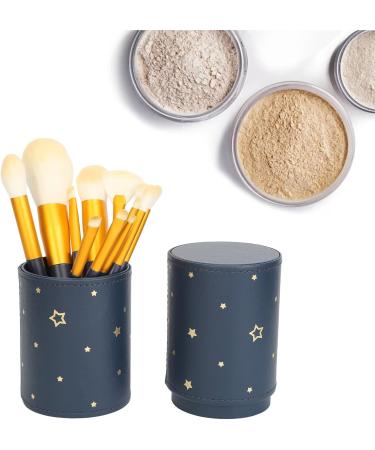 Makeup Brushes Professional 12-Piece Makeup Brush Set with Brush Holder Soft Bristles Powder Eyeshadow Blush Complete Cosmetic Tools with Star Bucket Orange Bag - Buy Online on GoSupps.com