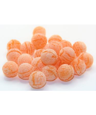 1 kg of orange bonbons, filled with fizz