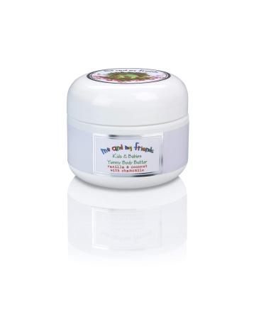 me and my friends Yummy Body Butter for Kids & Babies - Newborn Baby Cream for Sensitive Skin - Naturally Derived Ingredients - Vanilla & Coconut with Chamomile - Travel Size - 1.6 oz