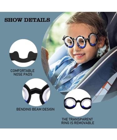 Motion Sickness No More: Anti-Carsickness Glasses for Adults & Kids - Easy Relief from Nausea & Discomfort on The Road(Black) - Buy Online on GoSupps.com