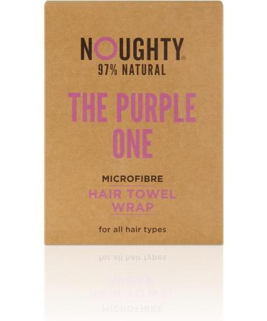 Noughty 97% Natural Purple Microfibre Hair Towel - Quick Drying Hair Wrap for Reduced Breakage and Frizz - Buy Online on GoSupps.com