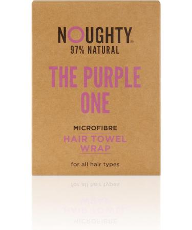 Noughty 97% Natural Purple Microfibre Hair Towel - Quick Absorption Reduces Breakage & Frizz - Shop Now for International Shipping! - Buy Online on GoSupps.com