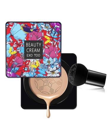 WAWJ® CC Mushroom Head, Beauty Cream, CC Air Cushion Cream, Moisturizing Foundation, Brightening Foundation, Women's Liquid Pigment