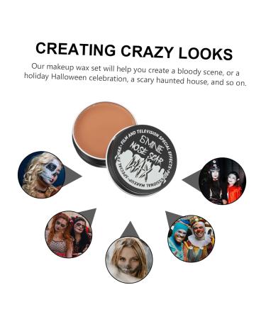 NOLITOY 1pc Makeup Wax - Safe Skin Wax for Halloween Makeup Fake Scabs Wounds & Scars | 6x2cm Modeling Wax Tool - Buy Online on GoSupps.com