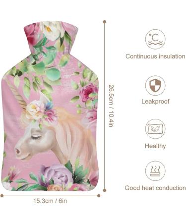 Unicorn Hot Water Bottle with Lid | Rubber Pain Relief & Foot Warmer | Hot & Cold Therapy - Buy Online on GoSupps.com