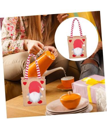 Alipis Christmas Bag Christmas Burlap Bags Xmas Handbag Christmas Bags Drawstring Bag Shopping 1 count (Pack of 1) Picture 3 - Buy Online on GoSupps.com