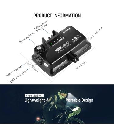 NEEWER RGB Underwater Diving Light 131ft, IPX8 Waterproof LED Video Light, 8 Colors, 5500K, CRI 95+, 5000lux, Compatible with Gopro for Hero 11/10/9/8 (SL-20) - Buy Online on GoSupps.com