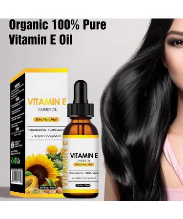  JPSDOWS Pure vitamin E for the skin - Pure organic vitamin E for skin hydration and moisture - Moisturizing and hydrating vitamin E 60ml for the face  - Buy Online on GoSupps.com
