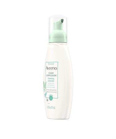 Aveeno Clear Complexion Foaming Cleanser | Oil-Free Facial Wash with Salicylic Acid for Breakout-Prone Skin | 6 fl. oz | Hypoallergenic & Non-Comedogenic - Buy Online on GoSupps.com